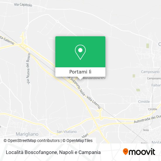 Mappa Località Boscofangone