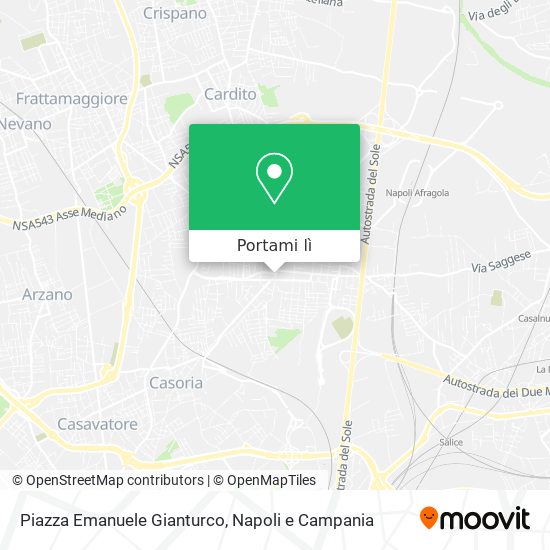 Mappa Piazza Emanuele Gianturco