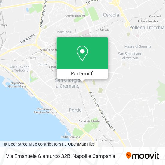 Mappa Via Emanuele Gianturco 32B