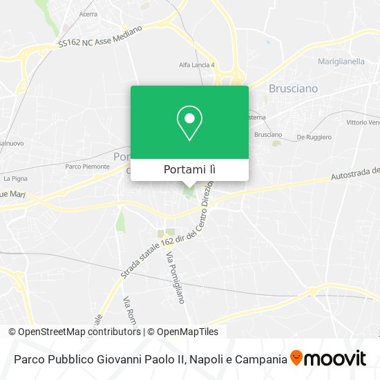 Mappa Parco Pubblico Giovanni Paolo II
