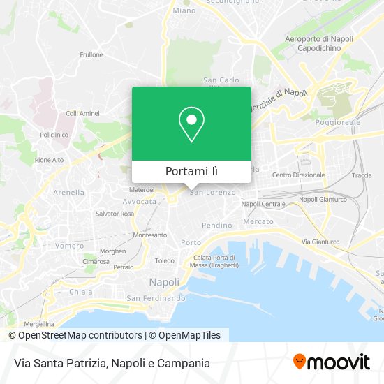Mappa Via Santa Patrizia