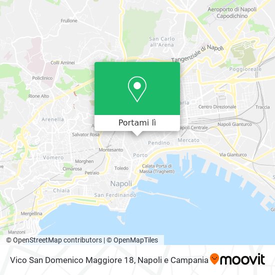 Mappa Vico San Domenico Maggiore 18