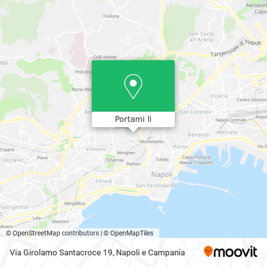 Mappa Via Girolamo Santacroce 19