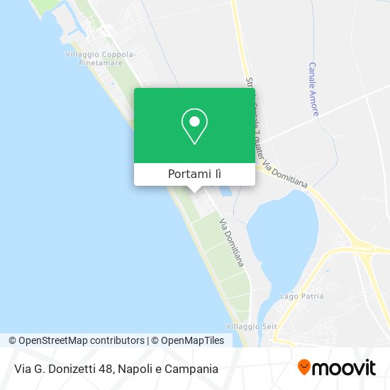 Mappa Via G. Donizetti 48