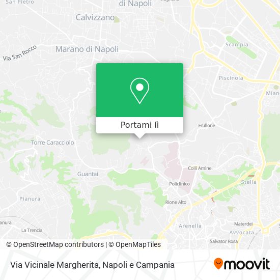 Mappa Via Vicinale Margherita