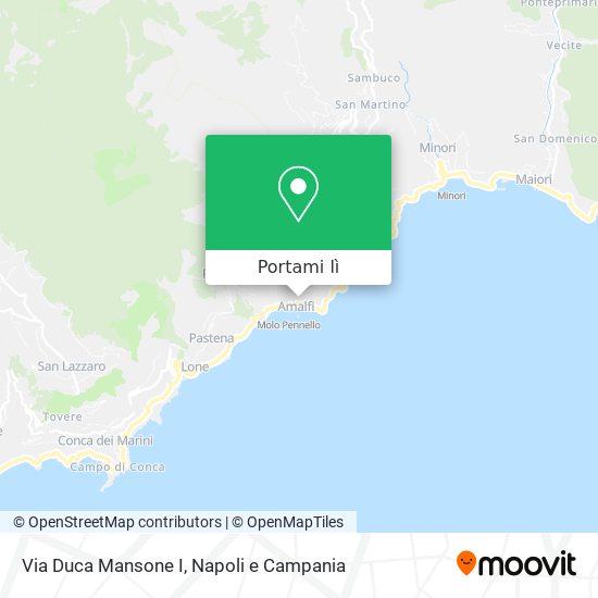 Mappa Via Duca Mansone I