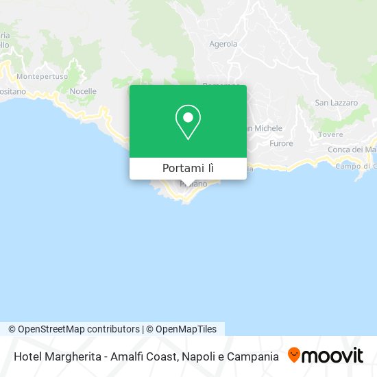 Mappa Hotel Margherita - Amalfi Coast