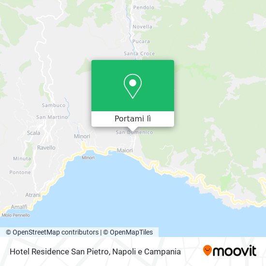 Mappa Hotel Residence San Pietro