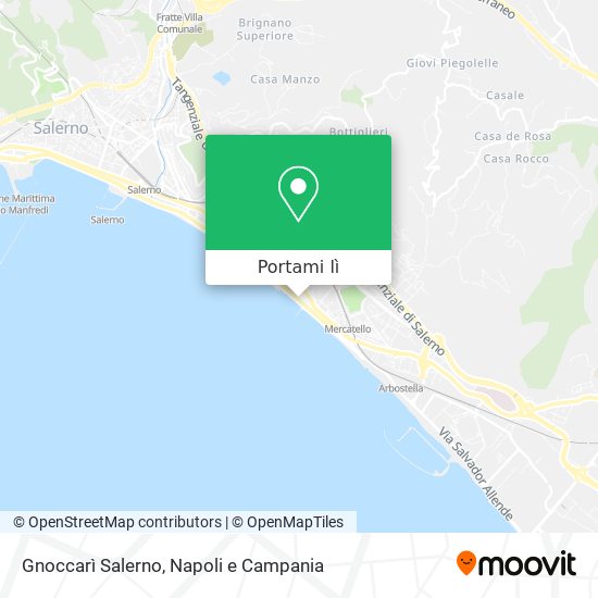 Mappa Gnoccarì Salerno