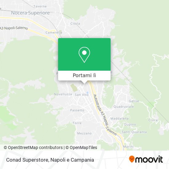 Mappa Conad Superstore