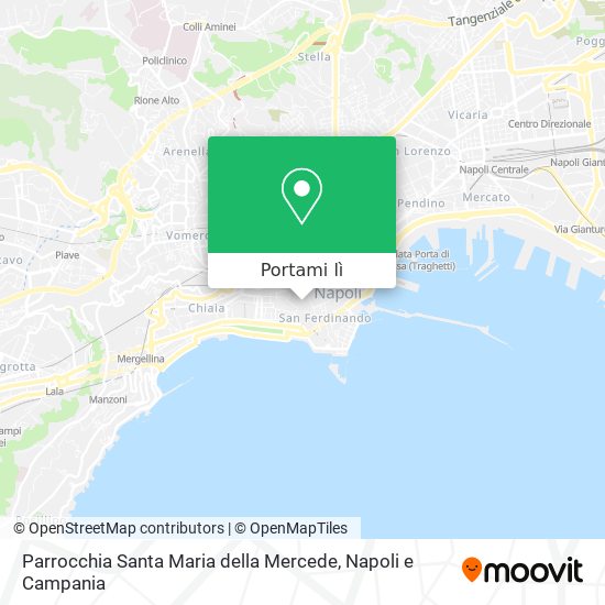 Mappa Parrocchia Santa Maria della Mercede