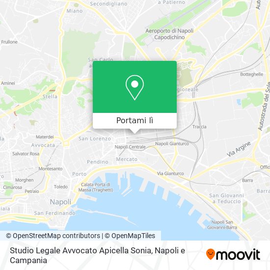 Mappa Studio Legale Avvocato Apicella Sonia