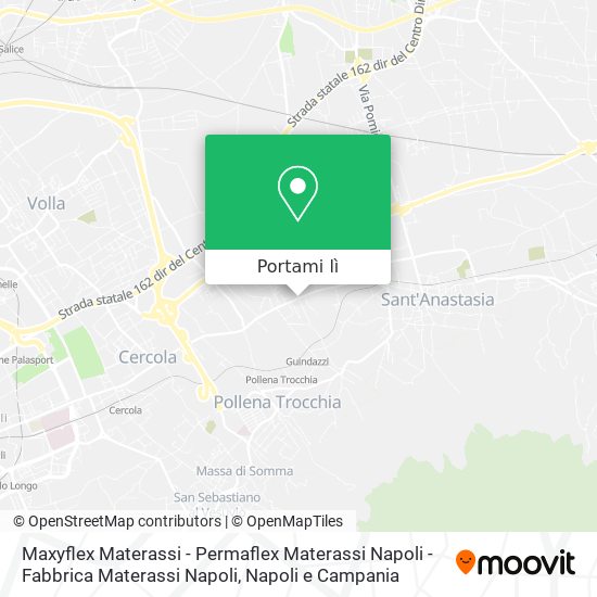Mappa Maxyflex Materassi - Permaflex Materassi Napoli - Fabbrica Materassi Napoli