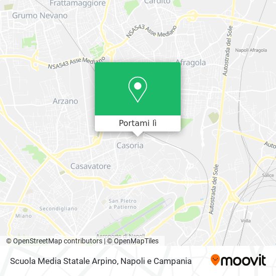 Mappa Scuola Media Statale Arpino