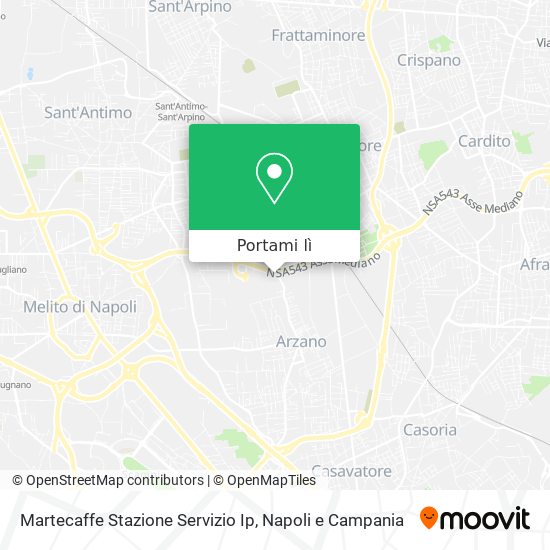 Mappa Martecaffe Stazione Servizio Ip