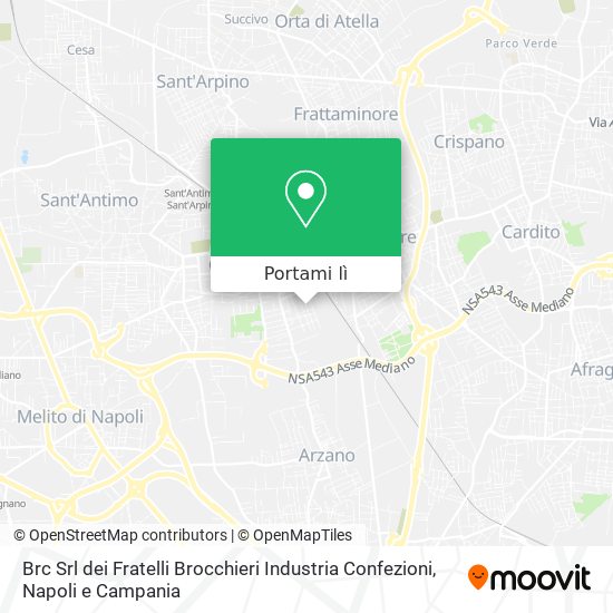 Mappa Brc Srl dei Fratelli Brocchieri Industria Confezioni