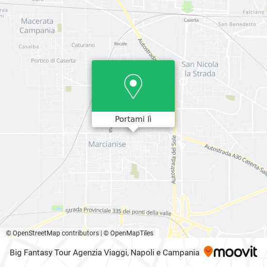 Mappa Big Fantasy Tour Agenzia Viaggi
