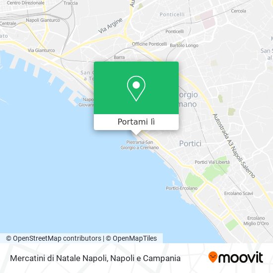 Mappa Mercatini di Natale Napoli