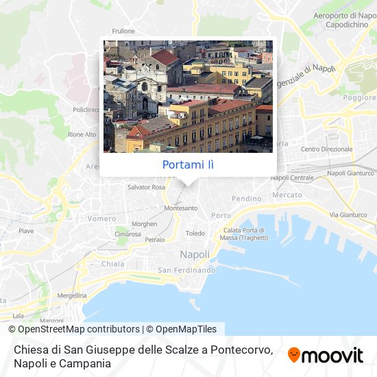 Mappa Chiesa di San Giuseppe delle Scalze a Pontecorvo