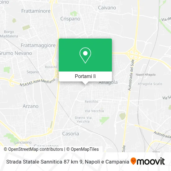 Mappa Strada Statale Sannitica 87 km 9
