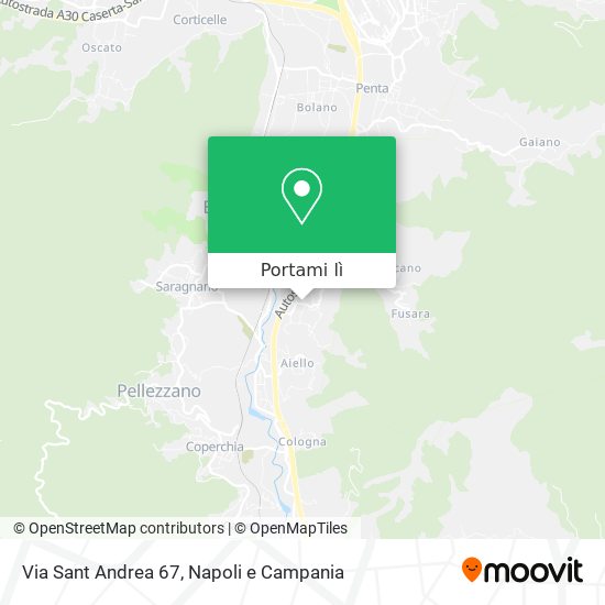 Mappa Via Sant Andrea  67
