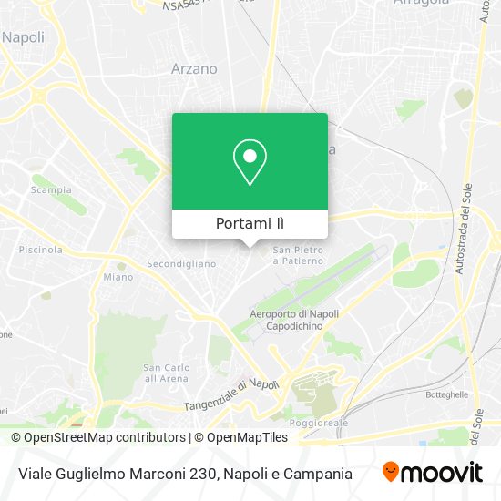 Mappa Viale Guglielmo Marconi 230