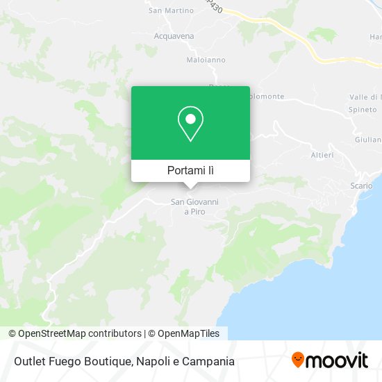 Mappa Outlet Fuego Boutique