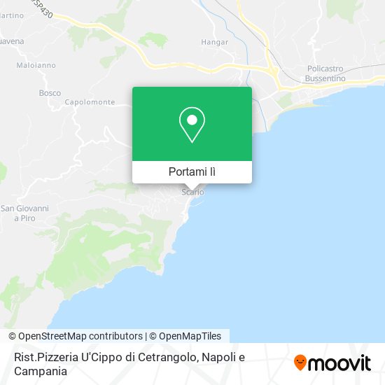 Mappa Rist.Pizzeria U'Cippo di Cetrangolo