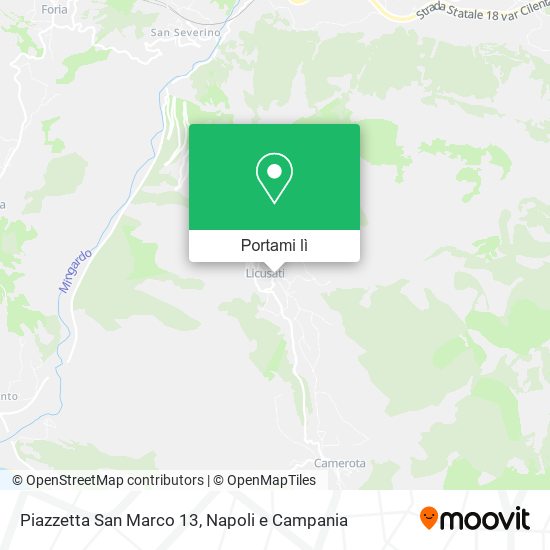 Mappa Piazzetta San Marco 13