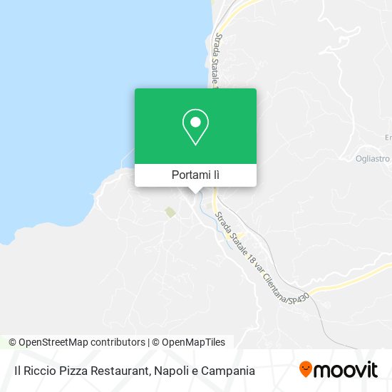 Mappa Il Riccio Pizza Restaurant