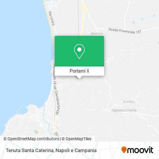 Mappa Tenuta Santa Caterina
