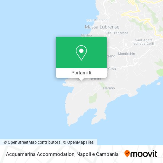 Mappa Acquamarina Accommodation