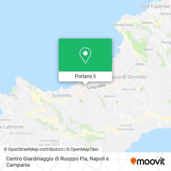 Mappa Centro Giardinaggio di Ruoppo Pia