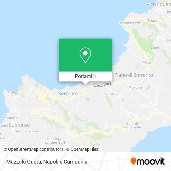 Mappa Mazzola Gaeta