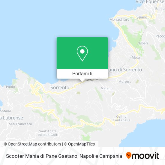 Mappa Scooter Mania di Pane Gaetano