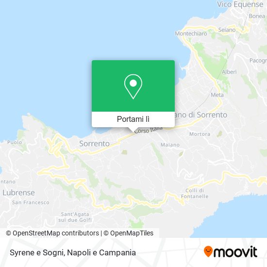 Mappa Syrene e Sogni