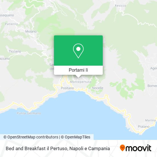 Mappa Bed and Breakfast il Pertuso