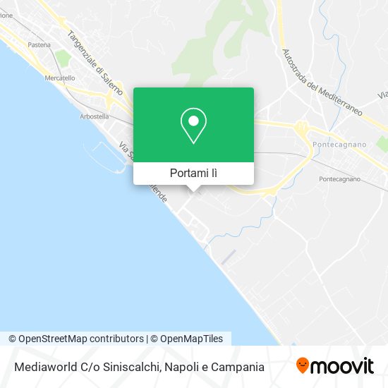 Mappa Mediaworld C/o Siniscalchi