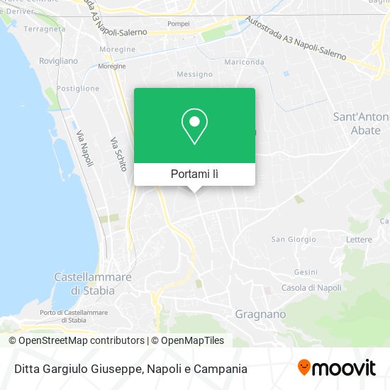 Mappa Ditta Gargiulo Giuseppe
