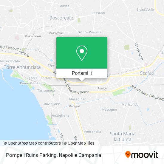 Mappa Pompeii Ruins Parking