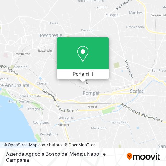 Mappa Azienda Agricola Bosco de' Medici