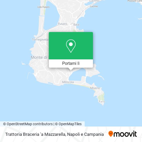 Mappa Trattoria Braceria 'a Mazzarella