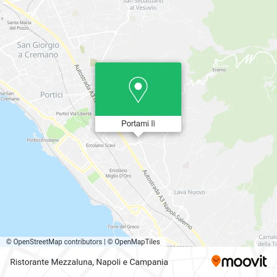 Mappa Ristorante Mezzaluna