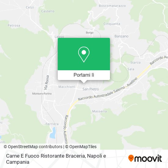 Mappa Carne E Fuoco Ristorante Braceria