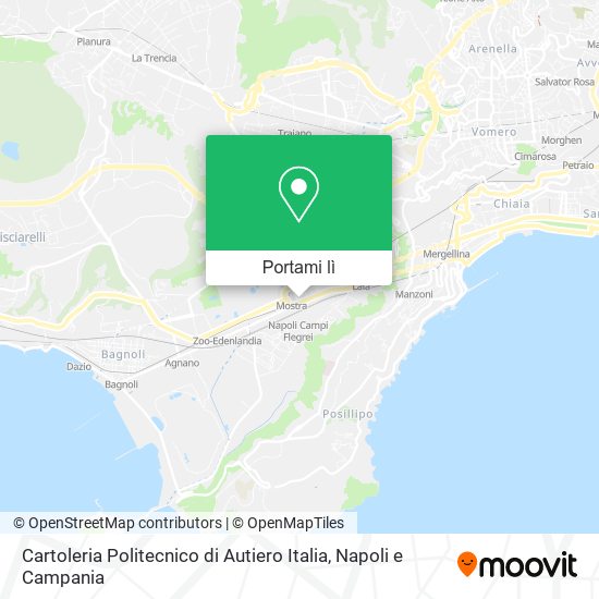 Mappa Cartoleria Politecnico di Autiero Italia