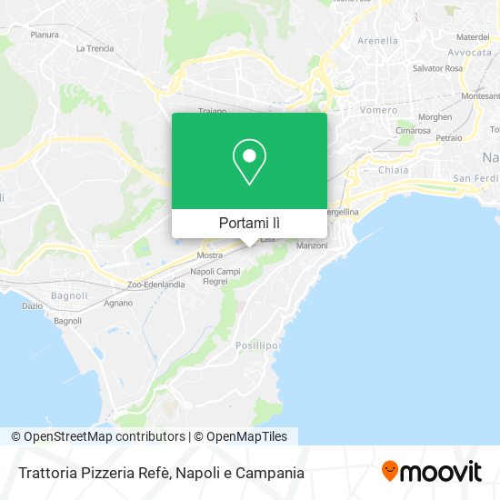 Mappa Trattoria Pizzeria Refè