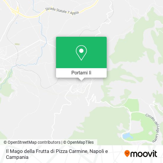 Mappa Il Mago della Frutta di Pizza Carmine