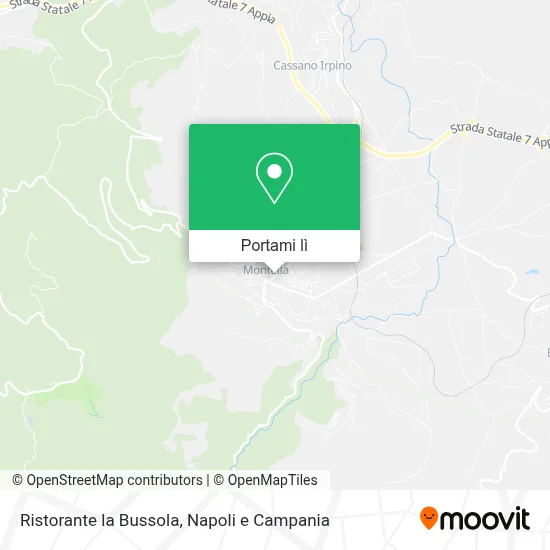 Mappa Ristorante la Bussola