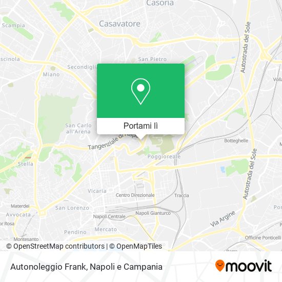 Mappa Autonoleggio Frank
