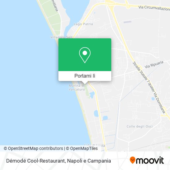 Mappa Démodé Cool-Restaurant